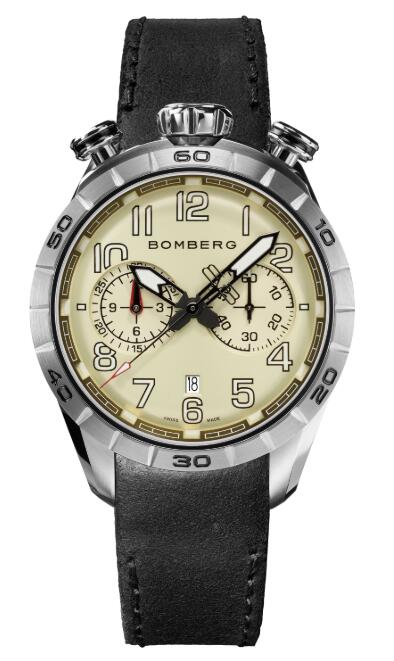 Bomberg BB-68 IVORY & BLACK NS44CHSS.205.9 Replica Watch